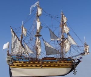 Model of the Jean Bart